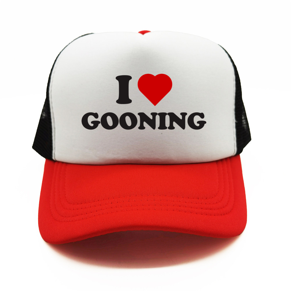 Funny I Love Gooning Baseball  - đánh giá và giá Trucker Cap Mesh