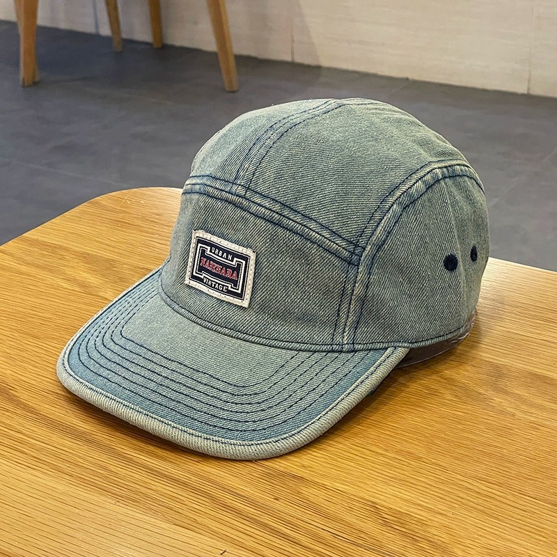 Vintage Flat Brim Denim Baseba - đánh giá và giá Corduroy Cap 5 Panel