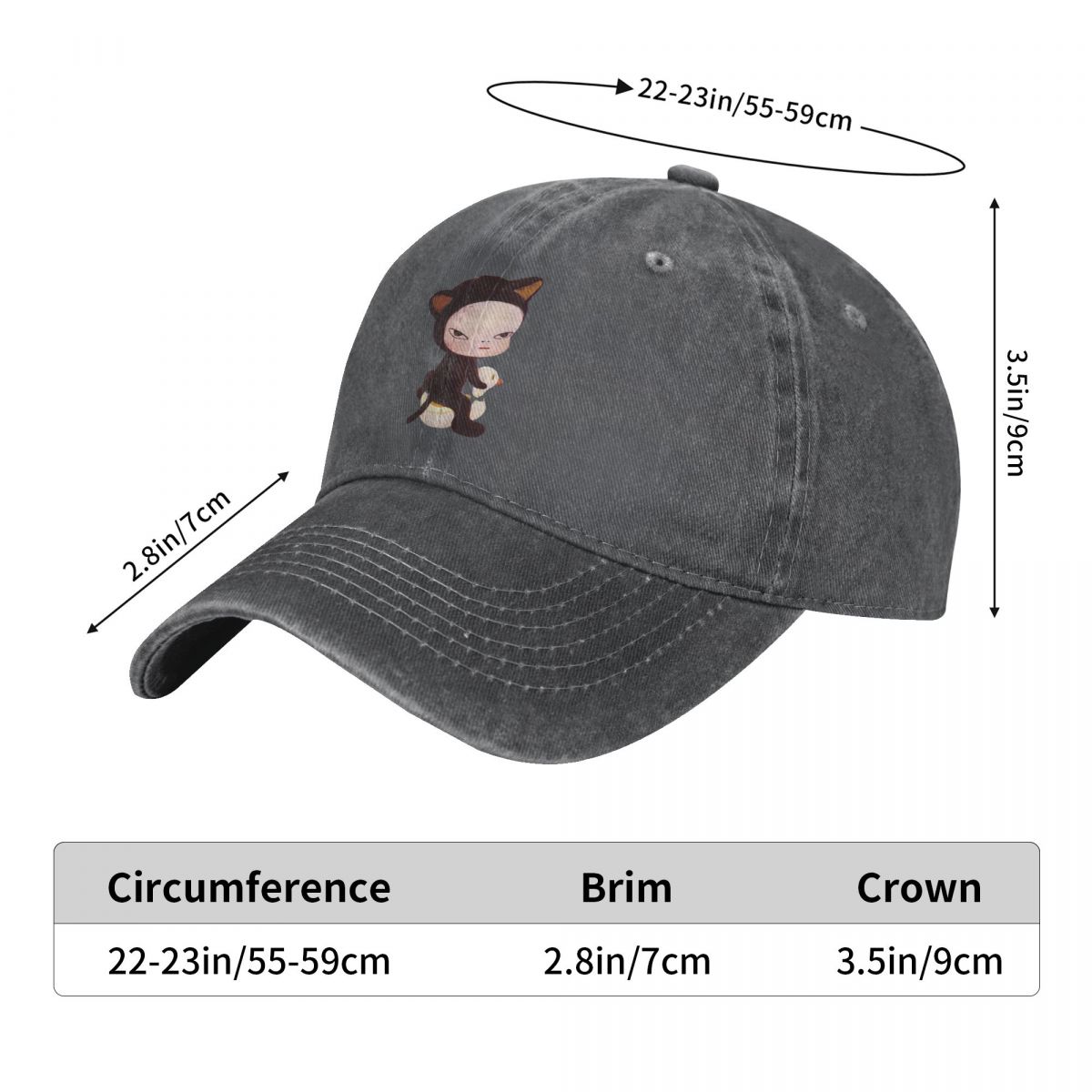 Washed Men's Baseball Cap CUTE - đánh giá và giá Golf Cap Dad