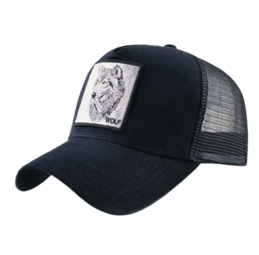 Wolf Patch Embroidery Mesh Bas - đánh giá và giá Trucker Cap Mesh