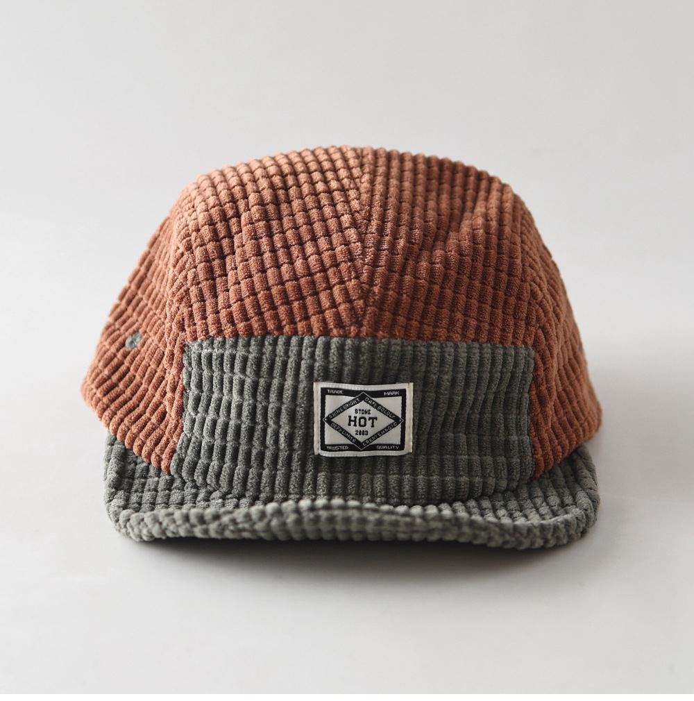 Autumn Winter New 5-Panel Colo - đánh giá và giá Corduroy Cap 5 Panel