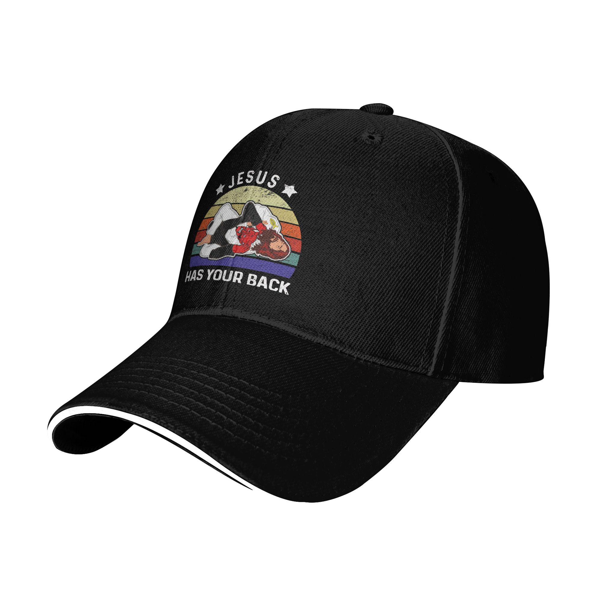 Jesus Has Your Back Jiu Jitsu  - đánh giá và giá Golf Cap Dad