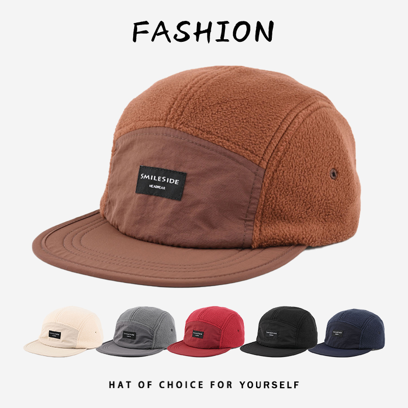 Men Women Fleece 5‑Panel Camp  - đánh giá và giá Corduroy Cap 5 Panel
